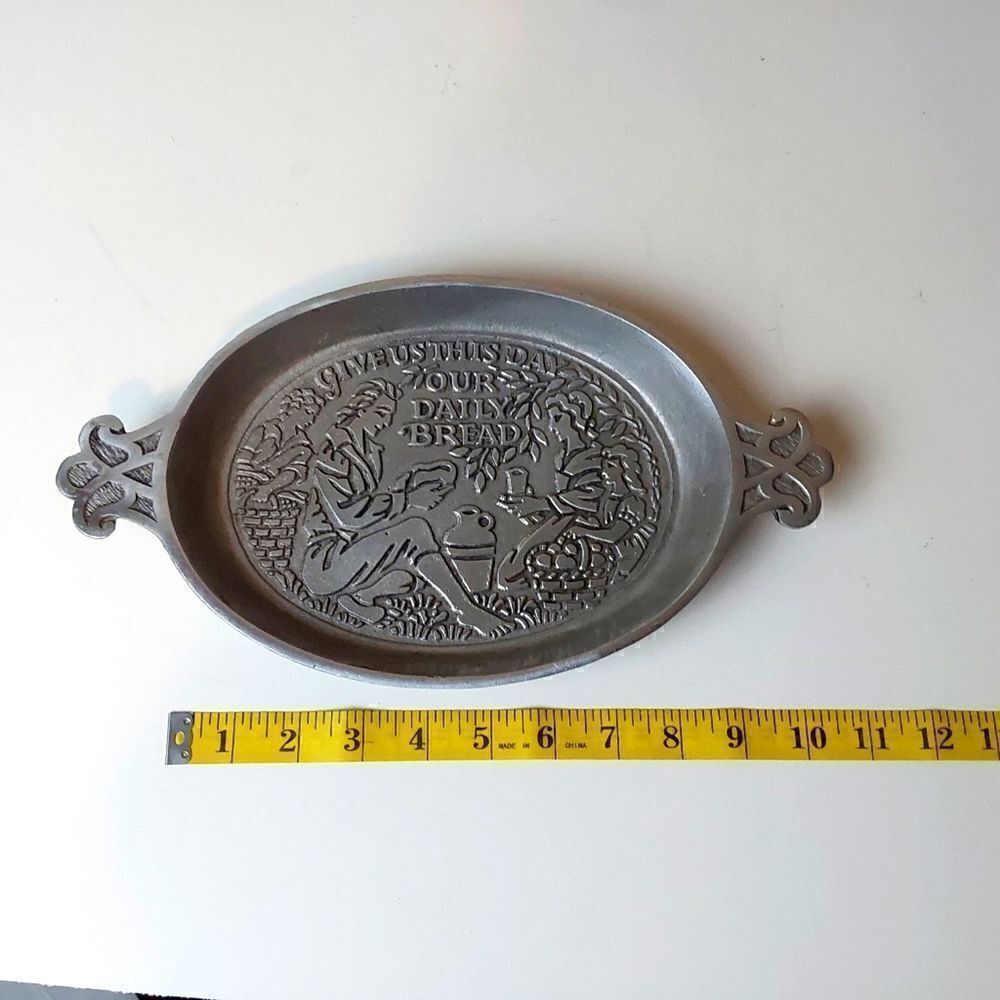Daily Bread Server Tray-Pewter - Picture 7 of 8